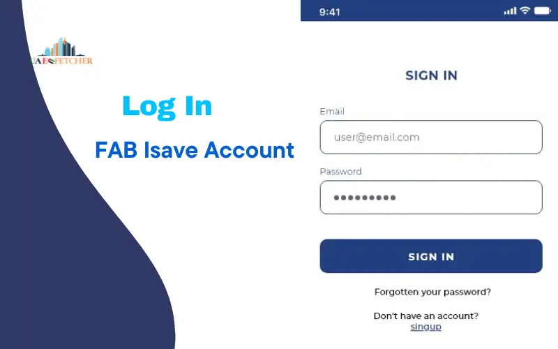 FAB iSave Account log in