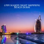 Umm Suqeim Night Swimming Beach Dubai