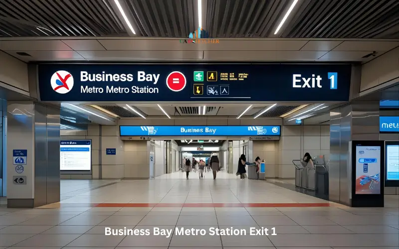 Business Bay Metro Station Exit 1
