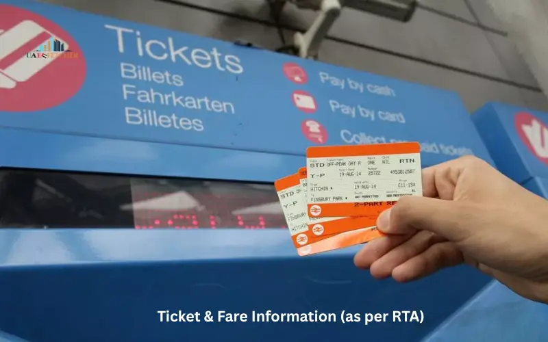 Ticket & Fare Information (as per RTA)