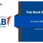Fab Bank Salary Account Balance Check Online