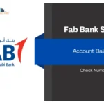FAB bank salary account balance check