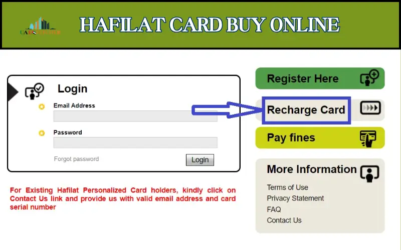 Hafilat card Buy Online