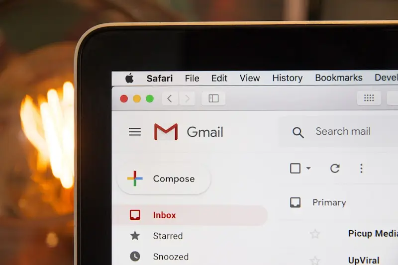 Email inbox to represent personalized emails from email marketing agency