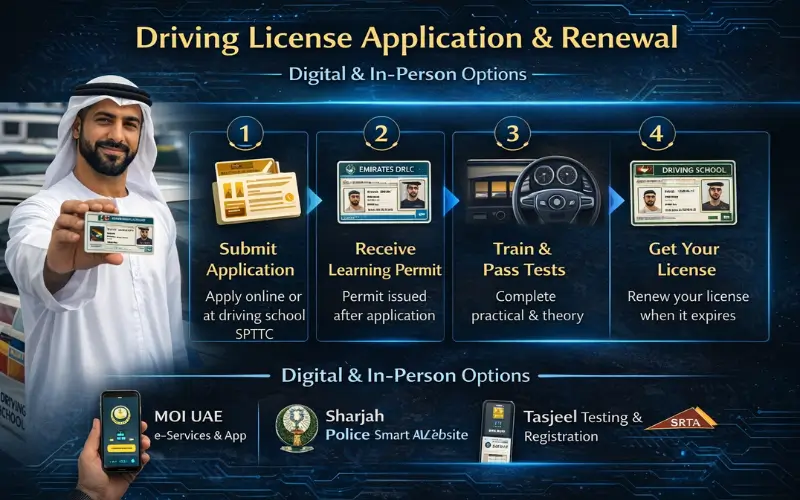Driving License Application Renewal