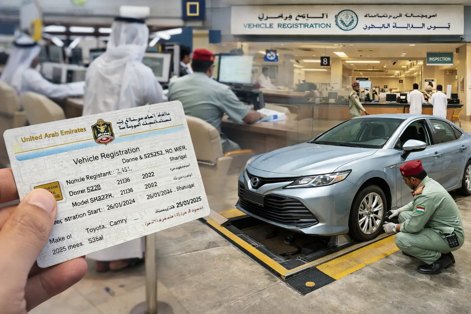 Sharjah vehicle registration