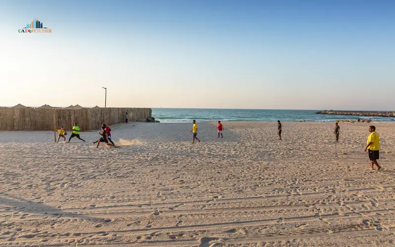 Ajman Corniche Beach playing area