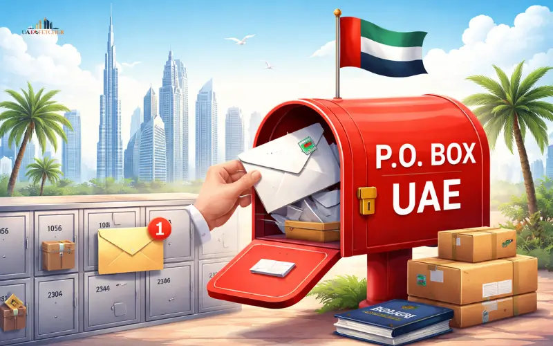 P.O. box uae