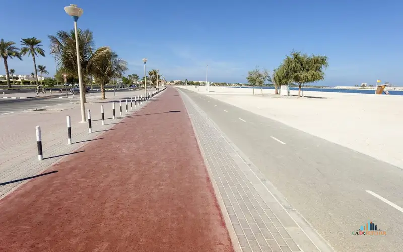 Walking and Jogging Along the Corniche