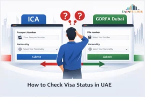 How to check visa status in UAE