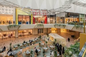 Modern food court in Riyadh