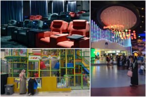 VOX cinema Riyadh Park hall, kids play area Saudi mall indoor