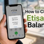 how to check Etisalat balance