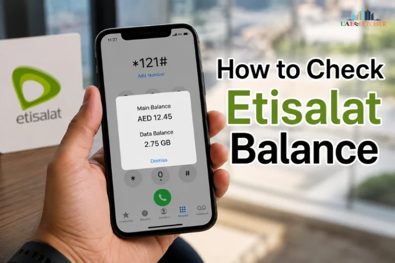how to check Etisalat balance