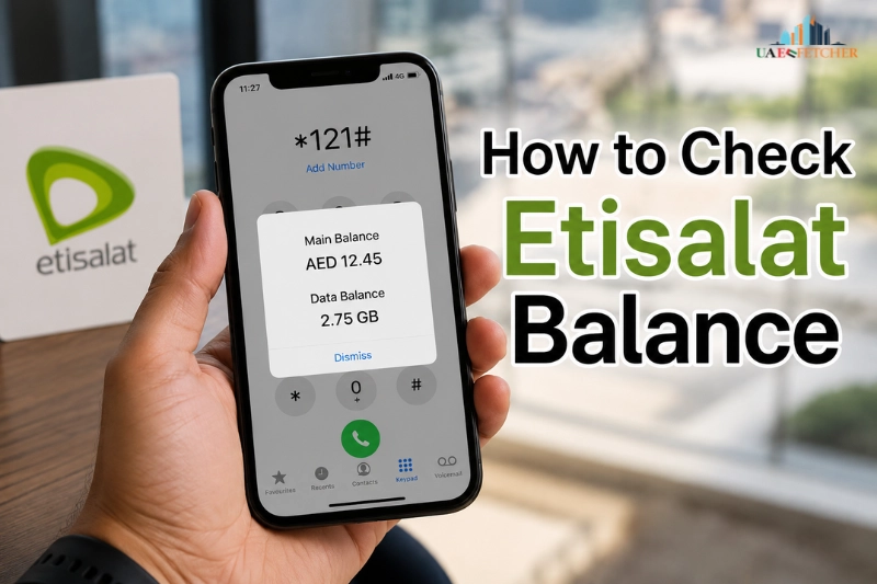 how to check Etisalat balance