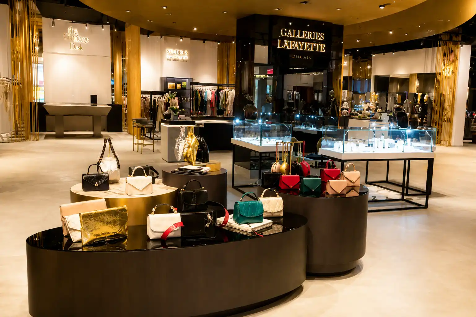 Luxury fashion and accessories store inside Galleria Mall Al Barsha