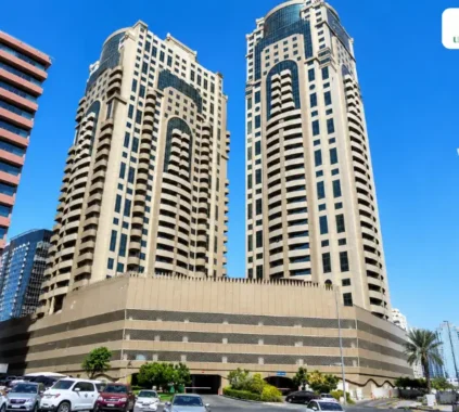 Al Shaiba Tower A and B residential buildings in Barsha Heights, Dubai