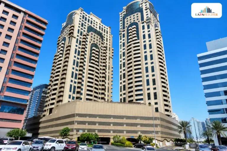 Al Shaiba Tower A and B residential buildings in Barsha Heights, Dubai
