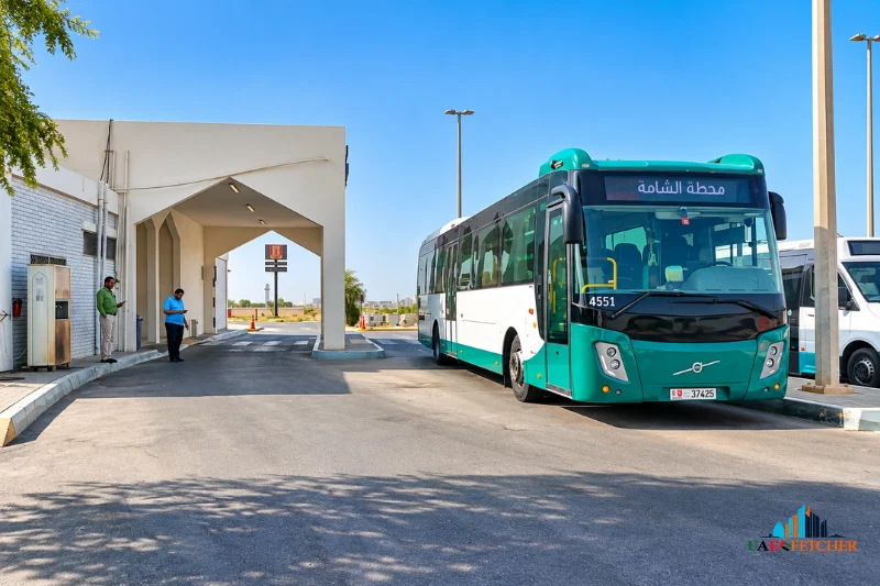 Shahama Bus Station bus and entrance gate