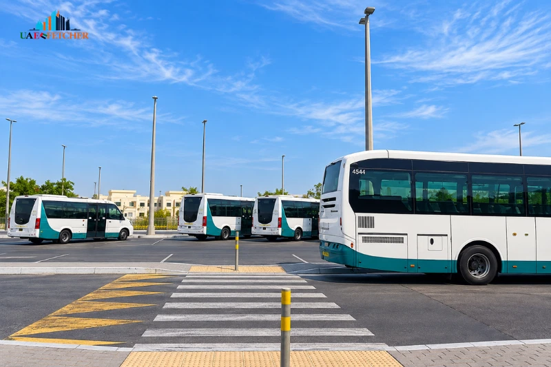 Shahama Bus Station bus parking area