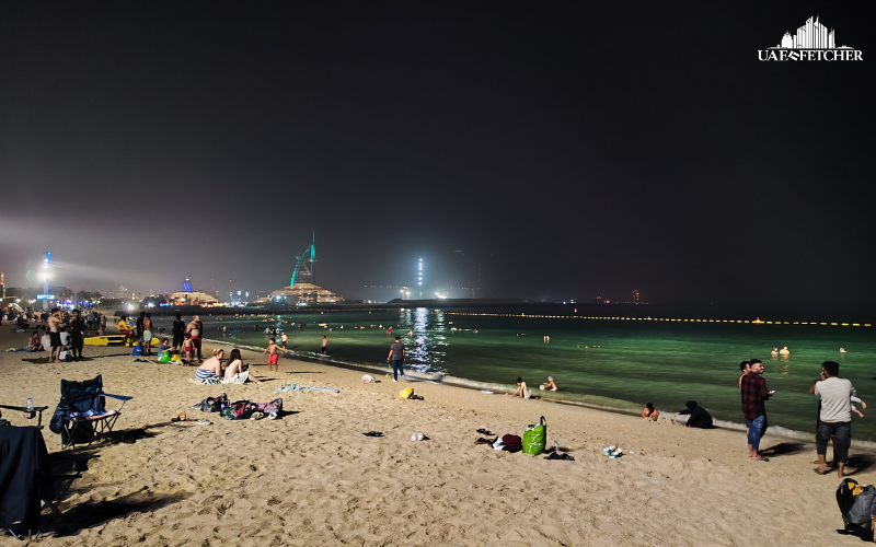 Umm Suqeim Night Swimming Beach